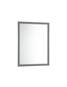 Miroir encadré gris et argent 34x45cm - Mirrors and More - Elenor