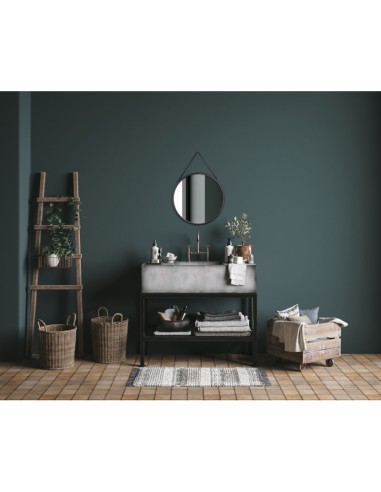 Mirrors and More - Cornelia - Miroir rond noir  diam 55 cm