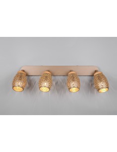 Applique murale café Bidar de la marque TRIO, 4xE14 , max 10 W 2