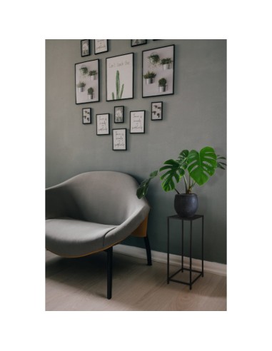 Mirrors and More - Veronika - Sellette métal noir GM