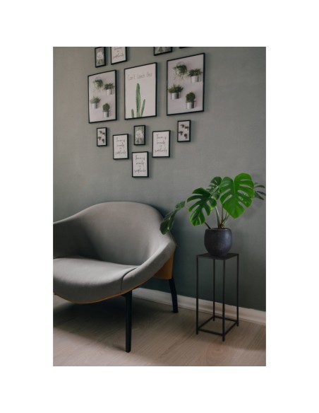 Mirrors and More - Veronika - Sellette métal noir GM