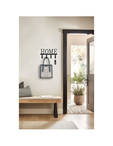 Mirrors and More - Nelly - Porte-manteau mural métal  noir