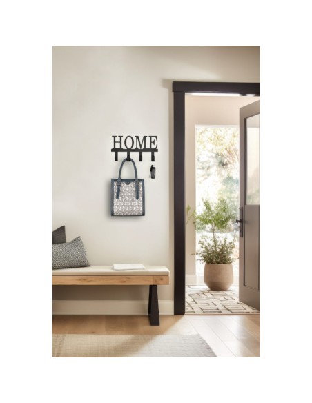 Mirrors and More - Nelly - Porte-manteau mural métal  noir