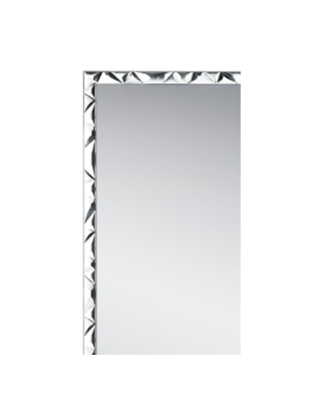 Hanni - Miroir cadre ouvragé argent 50x150cm - Mirrors and More