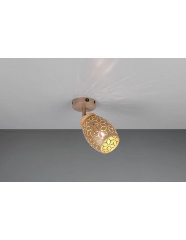 TRIO- Applique café  BIDAR, jeu de lumière unique , E14, 10 W max