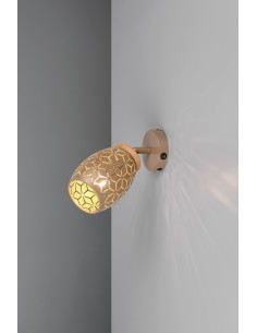 Applique Bidar de la marque TRIO - 1XE14, 10w max, jeu de lumière