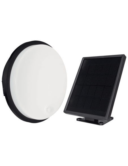 Hublot Led étanche solaire avec détecteur - Tibelec