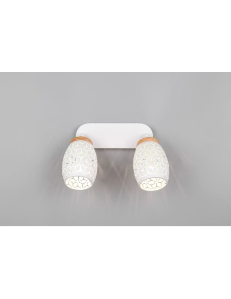 TRIO- Applique blanc mat BIDAR, jeu de lumière unique , E14, 10 W max