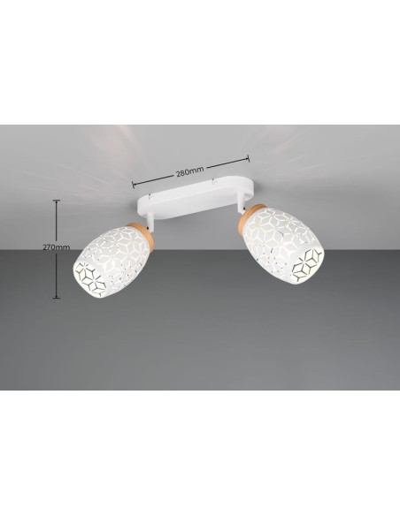 Applique Bidar -TRIO , lumière agréable, IP20, E14