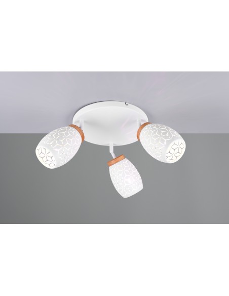 Applique Bidar de la marque TRIO - 3XE14, 10w max, jeu de lumière