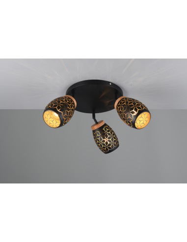 Applique Bidar de la marque TRIO - 3XE14, 10w max, jeu de lumière