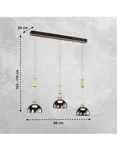Suspension Avignon de Fischer & Honsel