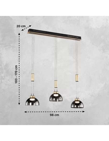 Suspension Avignon de Fischer & Honsel