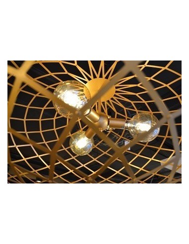 Suspension intérieure Led Wolfram 100 or mat - Lucide Leluminaireled.com