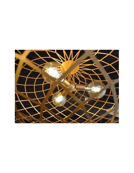 Suspension intérieure Led Wolfram 100 or mat - Lucide Leluminaireled.com