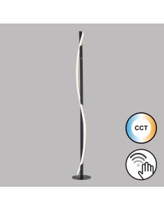 Fischer & Honsel – Bridge-   Lampadaire élégant LED, métal noir - ambiance moderne et lumineuse 2