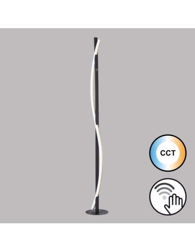 Bridge- Fischer & Honsel – Lampadaire design, LED SMD, variateur externe, lumière adaptable et raffinée