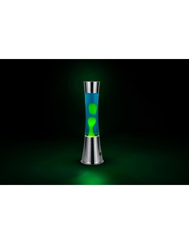 Lampe d'ambiance vintage chrome & vert - Trio - ETNA Leluminaireled.com