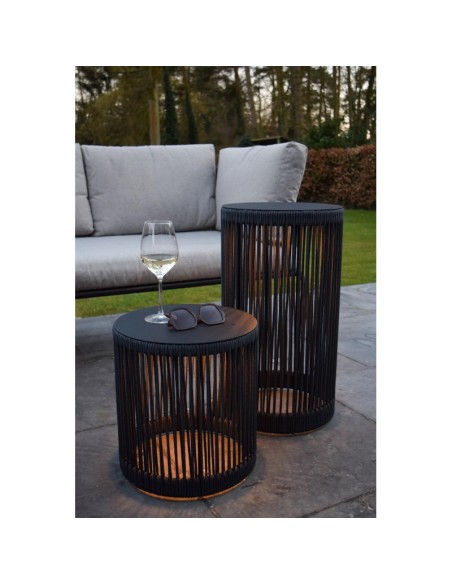 Pingi de Lucide - Lampadaire autonome noir - rechargeable USB - IP44