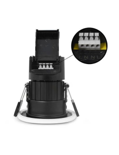 Spot Led encastrable étanche BBC recouvrable  - Miidex - CHROMA 2