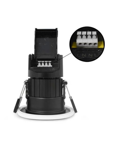 Spot Led encastrable étanche BBC recouvrable  - Miidex - CHROMA