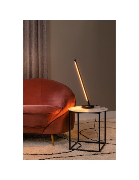 Finan  de Lucide - Lampe de table rotative dimmable 3 steps noire