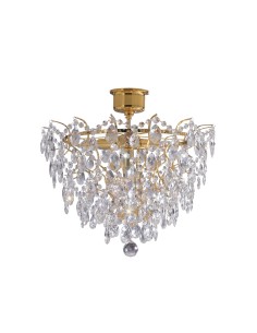 Plafonnier en cristal E14, max. 40W, IP20, doré – Markslöjd – Rosendal  | Markslöjd