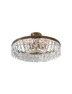 Plafonnier Cristal 4 x E14, 40W, Laiton Antique – Markslöjd – Hovdala  | Markslöjd