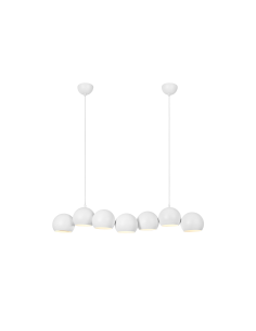Suspension E14 7x40W IP20 blanc – Markslöjd – Cupolo intérieur | Markslöjd