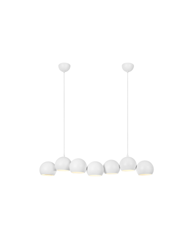 Suspension E14 7x40W IP20 blanc – Markslöjd – Cupolo intérieur | Markslöjd