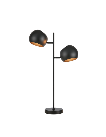 Lampe de table 2 x 40W max, E14, noir – Markslöjd – Edgar intérieur | Markslöjd