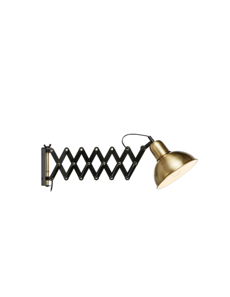 Applique Led vintage laiton vieilli culot E27 intérieur | Markslöjd