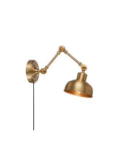 Applique murale, E27, 60W max, IP20, laiton – Markslöjd – Grimstad intérieur | Markslöjd