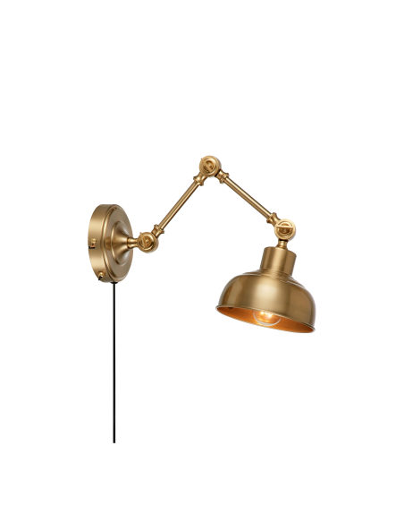 Applique murale, E27, 60W max, IP20, laiton – Markslöjd – Grimstad intérieur | Markslöjd