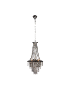 Lustre Cristal, Alligton –E14,25W- Noir Fumé – Markslöjd intérieur | Markslöjd