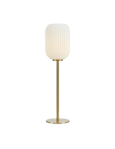 Lampe de table Cava, 40W E14 H.55 cm en laiton verre sobre intérieur | Markslöjd