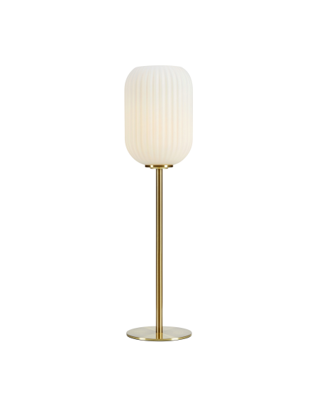 Lampe de table Cava, 40W E14 H.55 cm en laiton verre sobre intérieur | Markslöjd