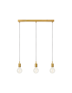 Suspension 3xE27, max. 3x60W, IP20, bronze – Markslöjd – Bronx intérieur | Markslöjd