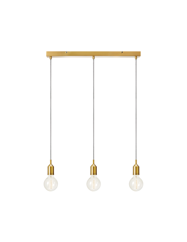 Suspension 3xE27, max. 3x60W, IP20, bronze – Markslöjd – Bronx intérieur | Markslöjd