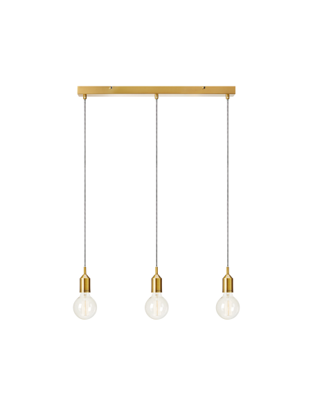 Suspension 3xE27, max. 3x60W, IP20, bronze – Markslöjd – Bronx intérieur | Markslöjd