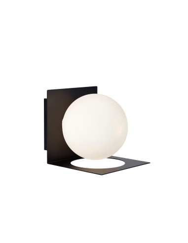 Applique Led murale étanche design Joakim Thedin noire intérieur | Markslöjd