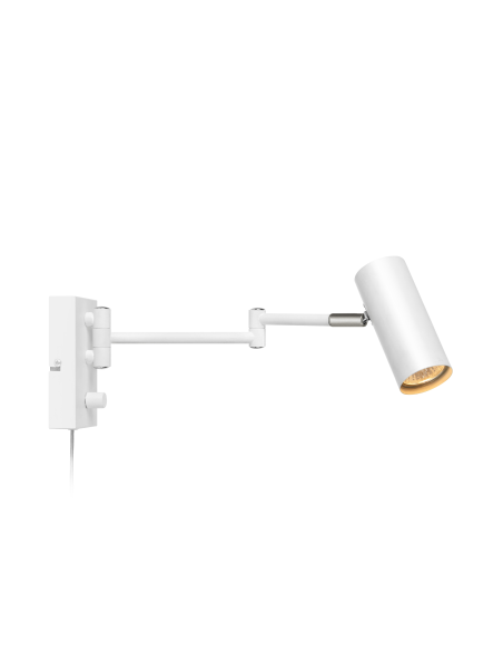 Applique murale intérieure Led dimmable orientable blanche intérieur | Markslöjd