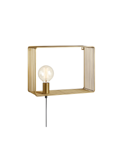 Applique murale Shelf dorée Markslöjd design compact