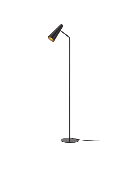 Lampadaire design métal noir mat orientable – E14 – Markslöjd – Peak intérieur | Markslöjd