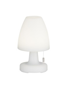 Lampe de table LED Termoli rechargeable blanche avec éclairage RGB