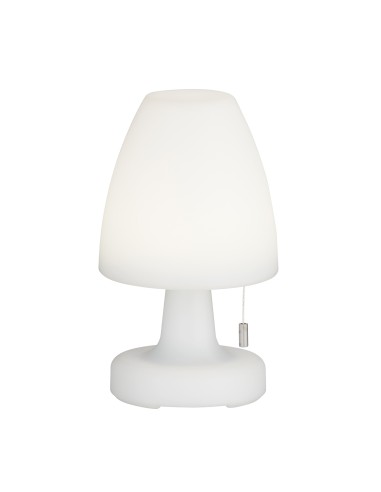 Lampe de table LED Termoli rechargeable blanche avec éclairage RGB