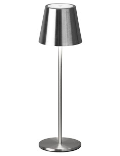 Lampe de table LED Viletto nickel mat avec variateur tactile