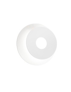 Applique murale LED Hennes noire avec rétro-éclairage et design moderne