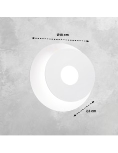 Applique murale LED Hennes noire avec rétro-éclairage et design moderne 2