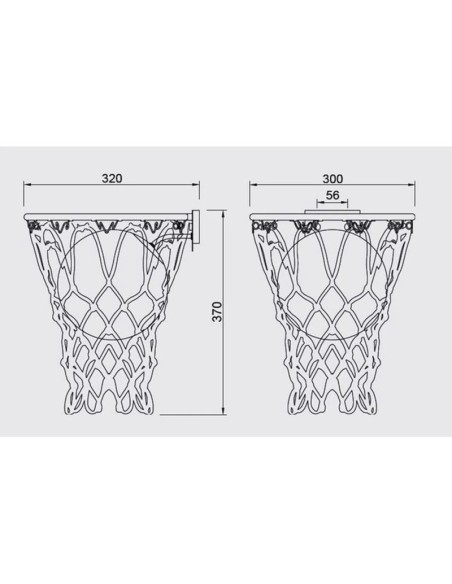 Applique murale Led intérieure design Andriy Privalov - Mantra - Basketball Leluminaireled.com